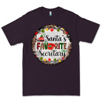 Plum christmas santas favorite secretary    light Premium Tee - AdoDesignShop