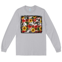 Moon Dust cowhide sunflowers candy canes Long Sleeve Tee - Jasminsmagicworld