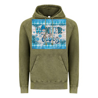 Vintage Olive winter vibes gnome Vintage Hoodie - JahusDesignShop