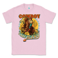 Bubblegum Pink cowboy take me away Classic Tee - NancyCooperArtShop