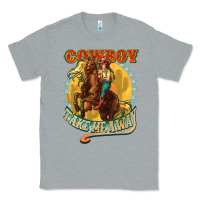 Heather Grey cowboy take me away Classic Tee - NancyCooperArtShop