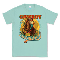 Seafoam cowboy take me away Classic Tee - NancyCooperArtShop
