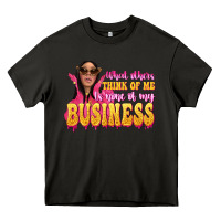 Asphalt afro black boss lady Heavy Core Tee - texasbilliewilder