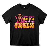 Black afro black boss lady Heavy Core Tee - texasbilliewilder