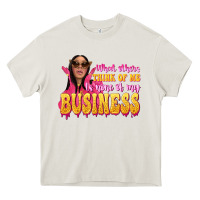 Cream afro black boss lady Heavy Core Tee - texasbilliewilder