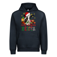 Navy merry christmas heifer cow Urban Hoodie - CowGirlArtShop