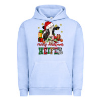 Pigment Grape Ice merry christmas heifer cow Urban Hoodie - CowGirlArtShop