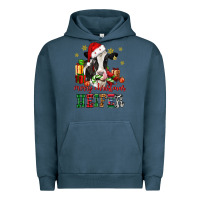 Pigment Midnight Navy merry christmas heifer cow Urban Hoodie - CowGirlArtShop