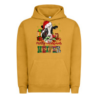 Pigment Peanut Butter merry christmas heifer cow Urban Hoodie - CowGirlArtShop