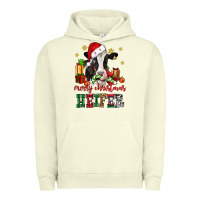 Merry Christmas Heifer Cow Urban Hoodie | Teevron