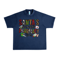 Navy santa's favorite pharmacy tech Urban Heavy Tee - Jasminsmagicworld