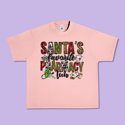 Santa's Favorite Pharmacy Tech Urban Heavy Tee Designed By Jasminsmagicworld