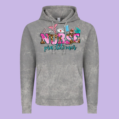Nurse Practitioner Vintage Hoodie Designed By Adodesignshop