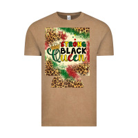 Vintage Coffee strong black queen 12 oz can cooler (regular) Vintage Tee - Artiststas