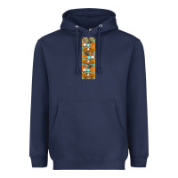 Navy fall gnomes pen wrap Heavyweight Hoodie - Artiststas