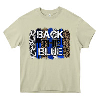 Mossy back the blue brushstroke Heavy Core Tee - Zillion Design Studio
