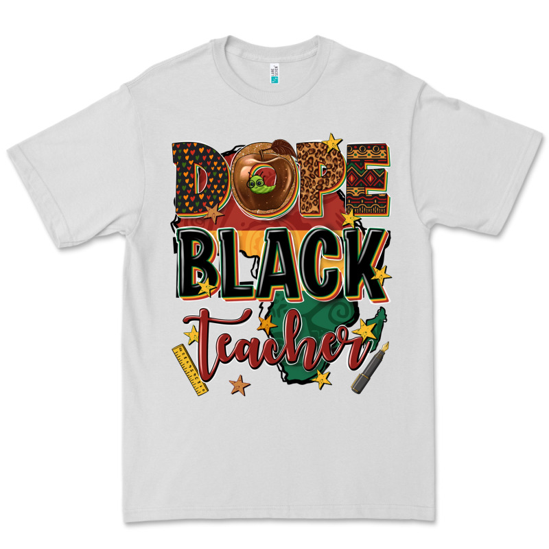 Dope Black Teacher Premium Tee by texasbilliewilder | Teevron