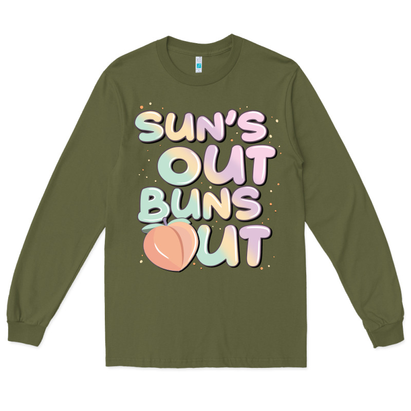 Sun's Out Buns Out Long Sleeve Tee by JahusDesignShop | Teevron