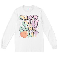 White sun's out buns out Long Sleeve Tee - JahusDesignShop