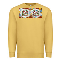 Antique Gold When You're Dead Inside But It's Christmas Hippie Skeleton Santa Premium Sweatshirt - Artiststas