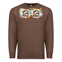 Chestnut When You're Dead Inside But It's Christmas Hippie Skeleton Santa Premium Sweatshirt - Artiststas