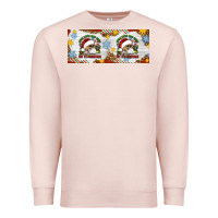 Pale Pink When You're Dead Inside But It's Christmas Hippie Skeleton Santa Premium Sweatshirt - Artiststas