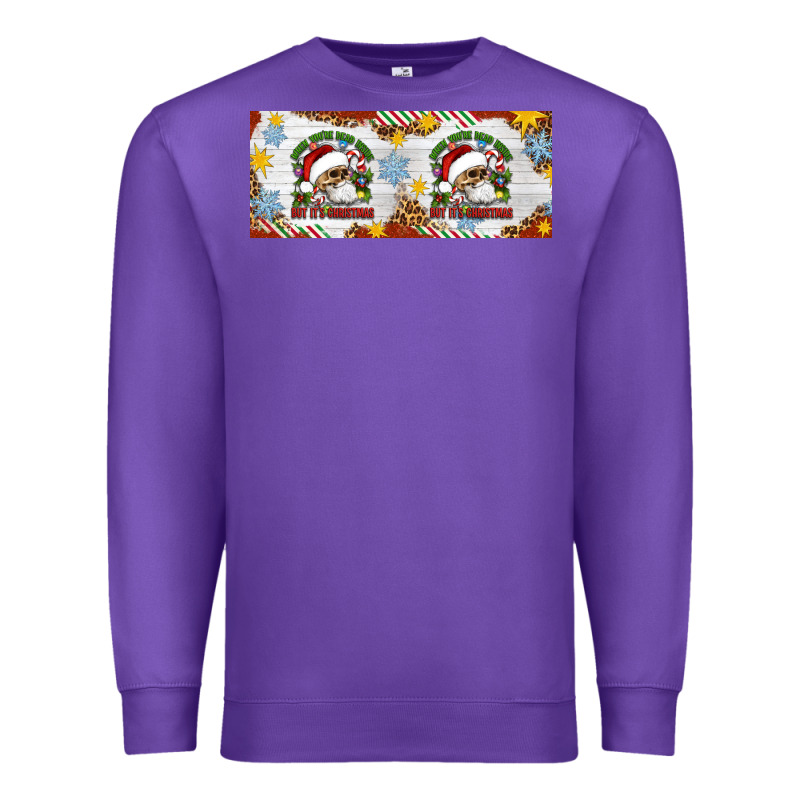 When You're Dead Inside But It's Christmas Hippie Skeleton Santa Premium Sweatshirt by Artiststas | Teevron