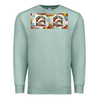 Seafoam When You're Dead Inside But It's Christmas Hippie Skeleton Santa Premium Sweatshirt - Artiststas