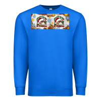 True Royal When You're Dead Inside But It's Christmas Hippie Skeleton Santa Premium Sweatshirt - Artiststas