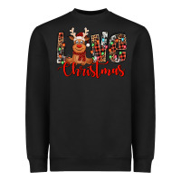 Black love christmas reindeer Heavyweight Sweatshirt - Jasminsmagicworld
