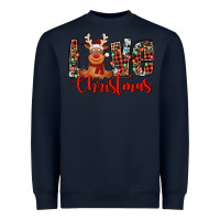 Navy love christmas reindeer Heavyweight Sweatshirt - Jasminsmagicworld
