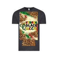 Strong Black Queen 12 Oz Can Cooler (slim) Vintage Tee | Teevron