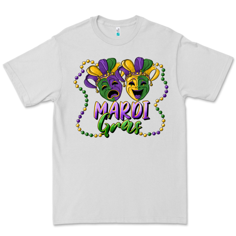 Mardi Gras Mask And Beads Premium Tee by RanaPortraitStore | Teevron
