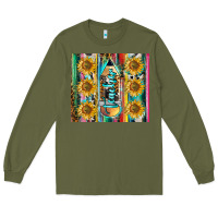Army Green western teacher Long Sleeve Tee - LillyAllenDesigns