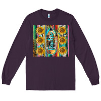 Plum western teacher Long Sleeve Tee - LillyAllenDesigns