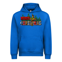Cobalt merry christmas  cross Urban Hoodie - CowGirlArtShop