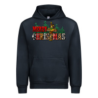 Navy merry christmas  cross Urban Hoodie - CowGirlArtShop
