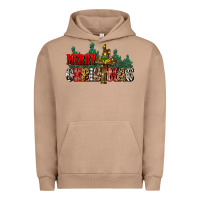 Pigment Burro merry christmas  cross Urban Hoodie - CowGirlArtShop