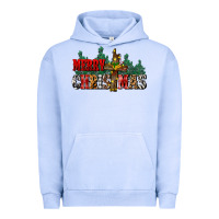 Pigment Grape Ice merry christmas  cross Urban Hoodie - CowGirlArtShop