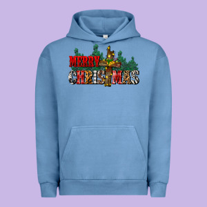 Merry Christmas  Cross Urban Hoodie Designed By Cowgirlartshop