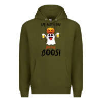 Army Green I'm Just Here For The Boos Premium Hoodie - Bettercallsaul