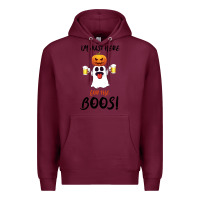 Burgundy I'm Just Here For The Boos Premium Hoodie - Bettercallsaul