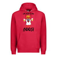 Cardinal I'm Just Here For The Boos Premium Hoodie - Bettercallsaul
