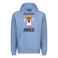 Colony Blue I'm Just Here For The Boos Premium Hoodie - Bettercallsaul