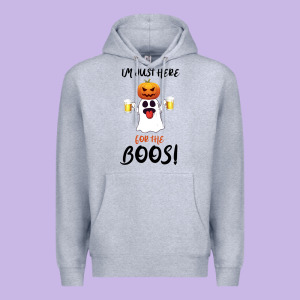 I'm Just Here For The Boos Premium Hoodie Designed By Bettercallsaul