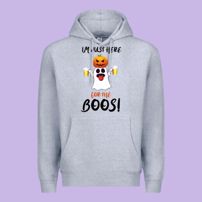 I'm Just Here For The Boos Premium Hoodie Designed By Bettercallsaul