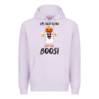 Lilac I'm Just Here For The Boos Premium Hoodie - Bettercallsaul