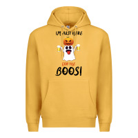 Mustard I'm Just Here For The Boos Premium Hoodie - Bettercallsaul