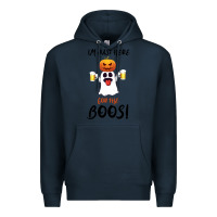 Navy I'm Just Here For The Boos Premium Hoodie - Bettercallsaul