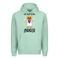 Seafoam I'm Just Here For The Boos Premium Hoodie - Bettercallsaul
